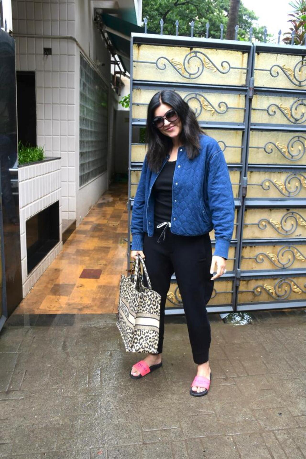 Sushmita Sen kept it simple and casual as she stepped out